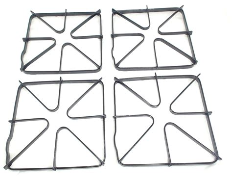 4wb31k6 Gas Stove Top Burner Grate 4 Pack Replaces Ge Hotpoint