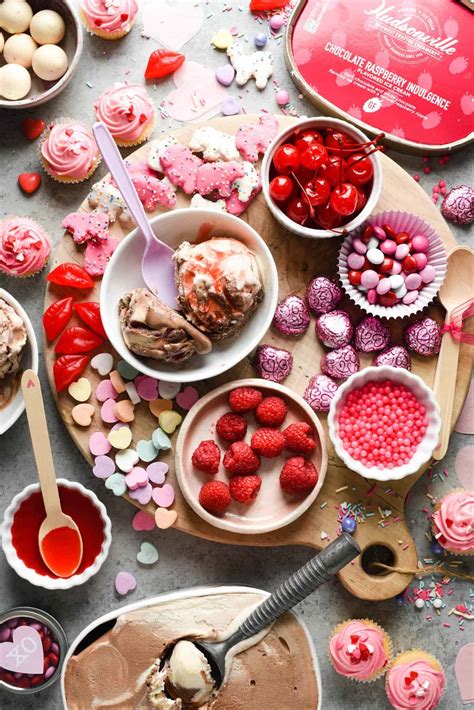 Dessert Board Sundae Bar For Valentines Day Foxes Love Lemons