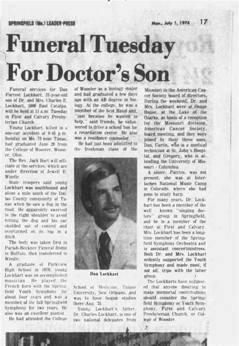 The Lockhart home revisited: a conversation with one of the children