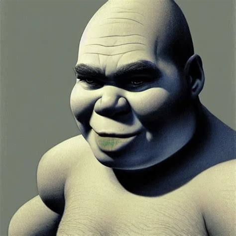 Shrek Extremely Sensual Hyperrealistic Portrait Stable Diffusion
