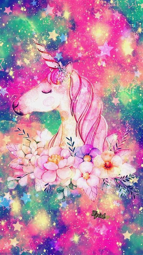 Girly Childrens Wallpaper Mobile In 2020 Unicorn Wallpaper Cute