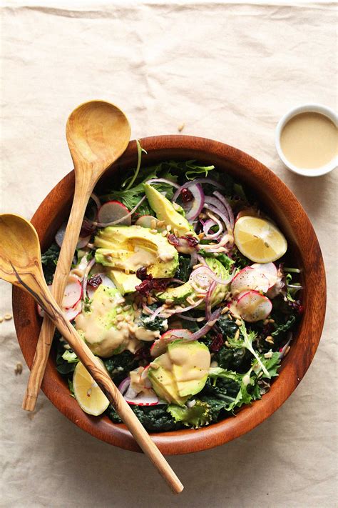 Detox Salad With No Mix Dressing Minimalist Baker Recipes