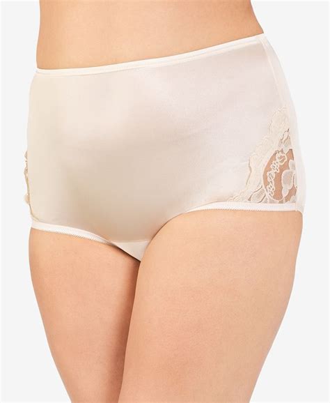 Vanity Fair Perfectly Yours® Lace Nouveau Nylon Brief Underwear 13001 Extended Sizes Available