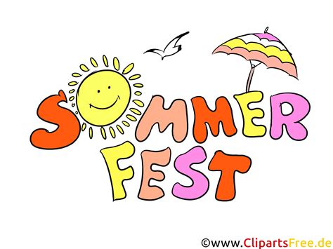 Clipart Sommerfest Bilder Für Schule