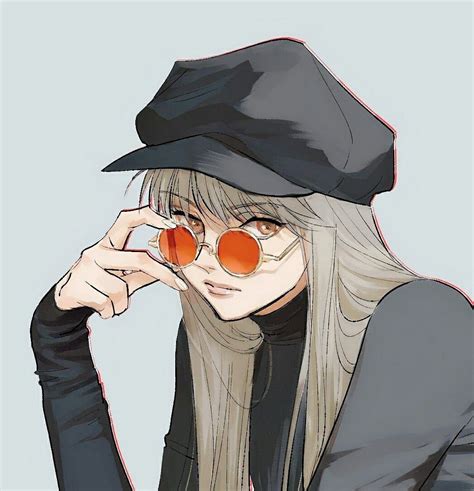 Aesthetic Badass Anime Girl With Glasses