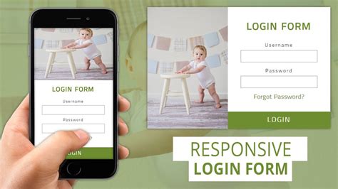 How To Create The Responsive Login Form Using HTML And CSS YouTube