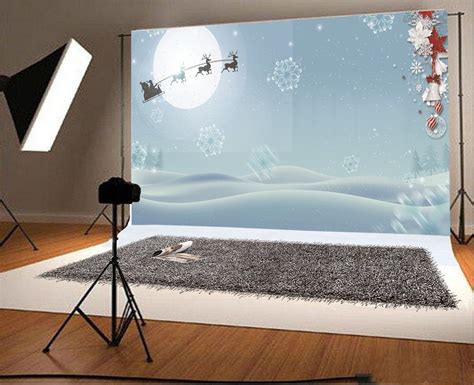 Mohome Polyster 7x5ft Christmas Backgrounds For Photography Merry