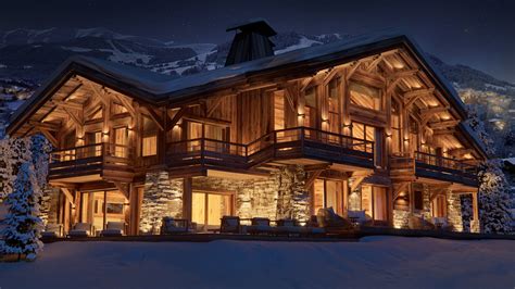 Projet Immobilier Megeve Construction De Luxe Chalet Sur Piste