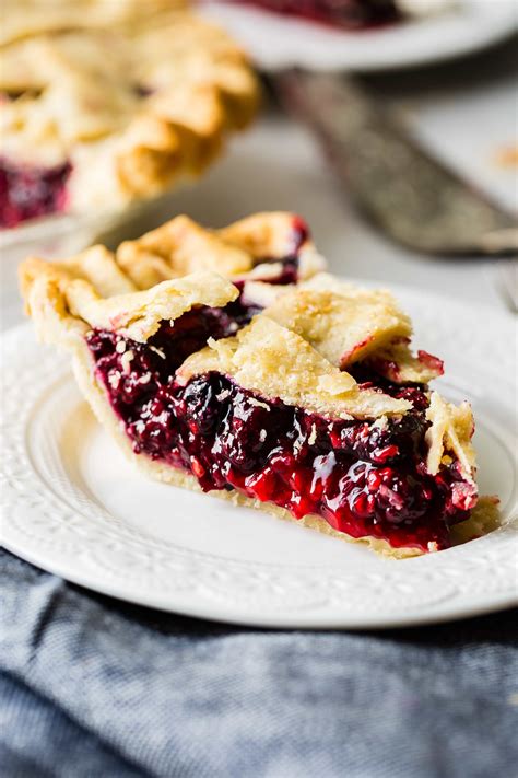 The Perfect Razzleberry Pie Recipe Oh Sweet Basil