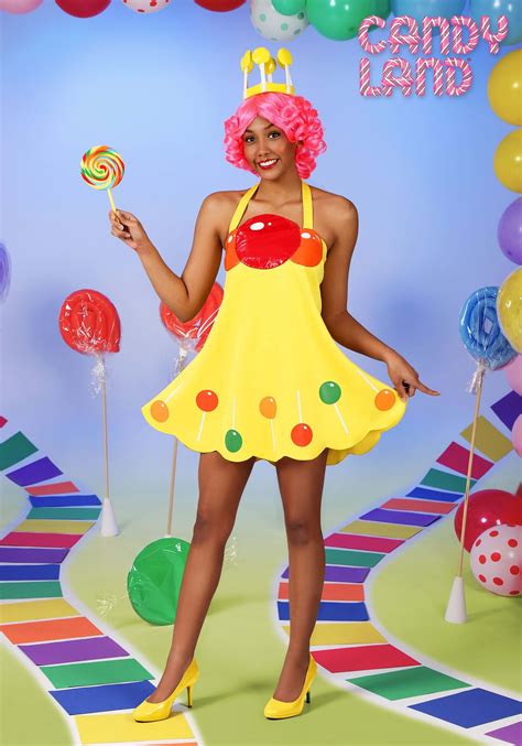 Womens Princess Lolly Candyland Costume Dress