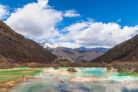 Huanglong National Park In Sichuan China Stock Photo Image Of Asia