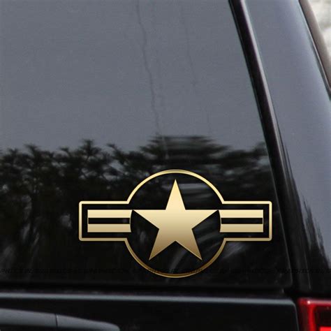 USAF Roundel Air Force Veteran Decal Sticker Car Truck Window Patch