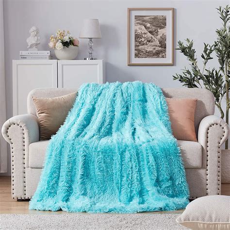 Softlife Extra Soft Faux Fur Throw Blanket With Sherpa Warm Underside