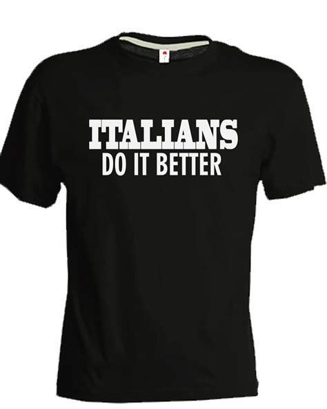 T Shirt Madonna Italians Do It Better Nera Biancacopia Stampa Cantante Donna Cotone Uomo E