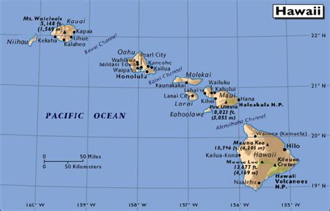 Map Of Hawaii Free Printable Maps