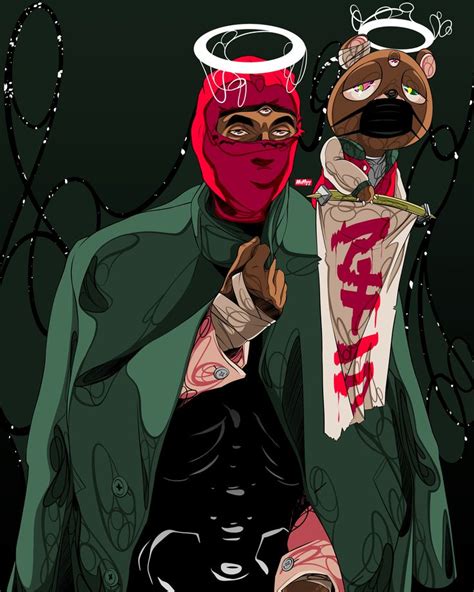 Mcflyy© Studios Inc Hip Hop Artwork Trill Art Black Anime Characters