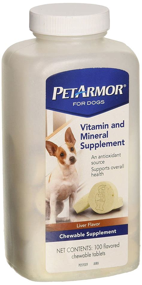 Petarmor 100 Count Vitamin And Mineral Supplement Dog Tablets Read