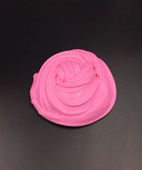 Fluffy Bubble Gum Slime Pink Slime Hand Made Slime Made In Etsy Slime