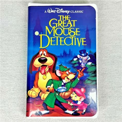 Rare Walt Disney Classics The Great Mouse Detective Vhs Black Diamond