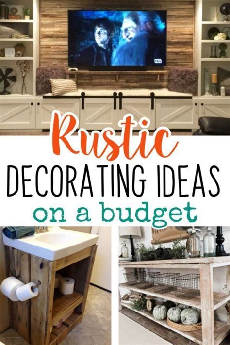 Diy Rustic Decorating Ideas On A Budget Rustic Living