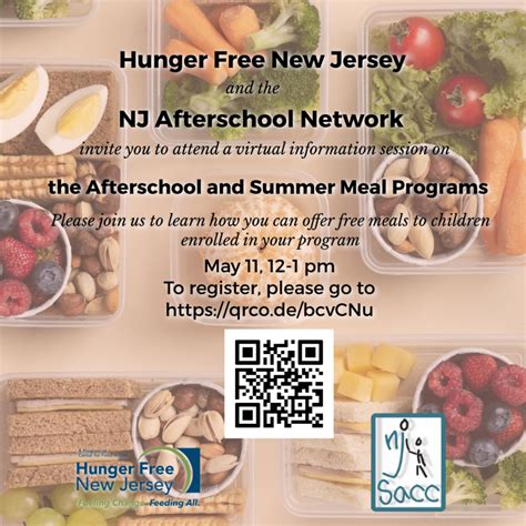 Canceled Wed May 11 For Afterschool Meal Summit Njsacc