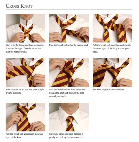 Cross Knot Harry Potter Tie Slytherin Harry Potter Hogwarts Tie A