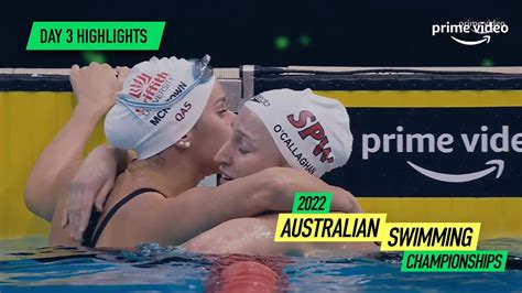 2022 Australian Swimming Championships Day 3 Highlight Prime Video