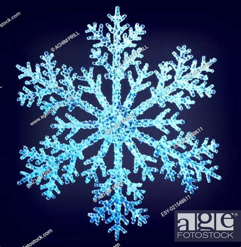 Artificial Snowflake Stock Photo Picture And Low Budget Royalty Free