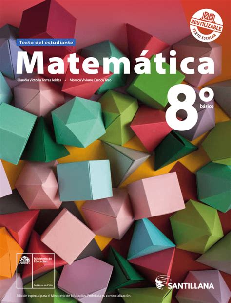 🥇 【 Libro De Matemáticas 8 Básico 2024 Mineduc 】 📔