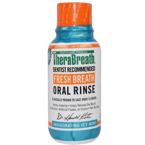 Healthy Taste Therabreath Fresh Breath Oral Rinse Dry Mouth Anti