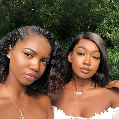 Ahh It’s Twinem 👯‍♀️💕 Beauty Skin Hair Beauty Gorgeous Women Black Power Curly Hair Styles