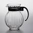 GET P 4091 90 Oz Customizable Tahiti Clear Plastic Pitcher With Black 