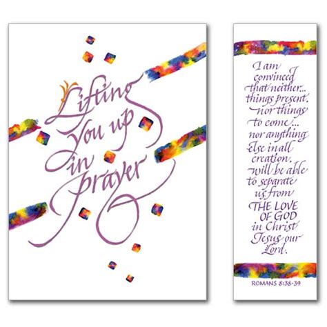 Lifting You Up In Prayer Encouragement Card
