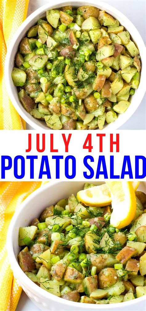 Fourth Of July Potato Salad Vegan Potato Salads Potatoe Salad Recipe