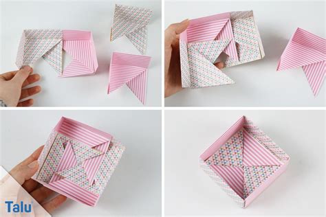 Origami schachteln schachteln basteln geschenkschachtel schablonen schachtel falten box vorlagen geschenkbox basteln anleitung diy verpackung karton papier basteln es ist ausdrcklich untersagt, das pdf, ausdrucke des pdfs sowie daraus entstandene objekte weiterzuverkaufen. Origami-Schachteln aus Papier falten - die perfekte ...