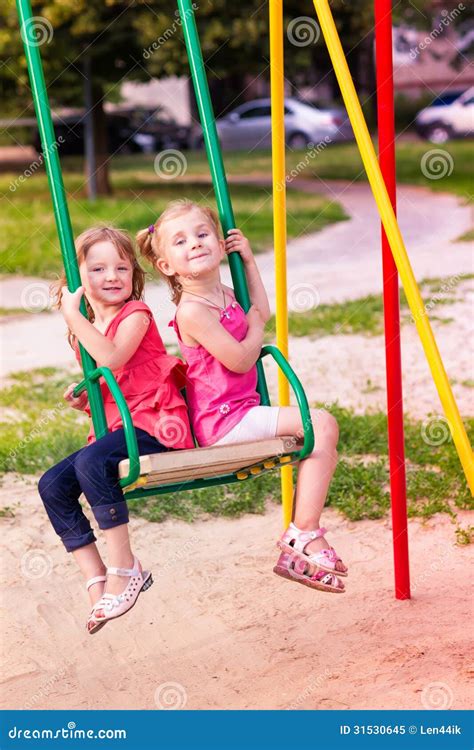 Playground Swings Royalty Free Stock Photography Cartoondealer Com