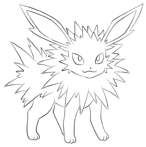 Flareon Pokemon Coloring Pages