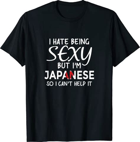 Being Sexy Japanese Funny Japan T Shirt Clothing Shoes And Jewelry