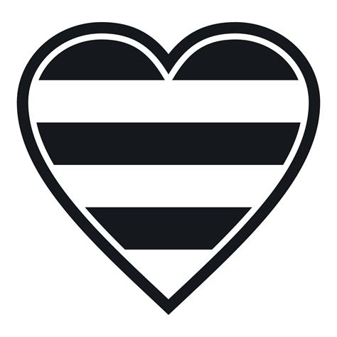 heart lgbt icon simple style 14692696 vector art at vecteezy