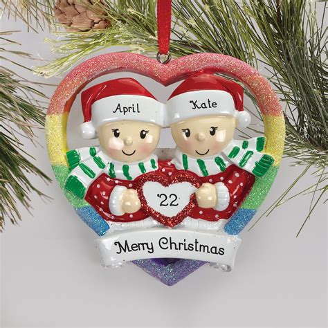 Personalized Same Sex Couple Female Ornament Tsforyounow