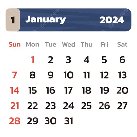 Calendar 2024 Design Classic Style Vector Calendar Calendar 2024