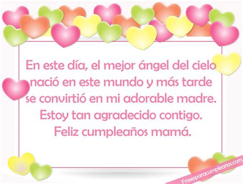 Frases De Cumpleaños Para Mama Frasescumple