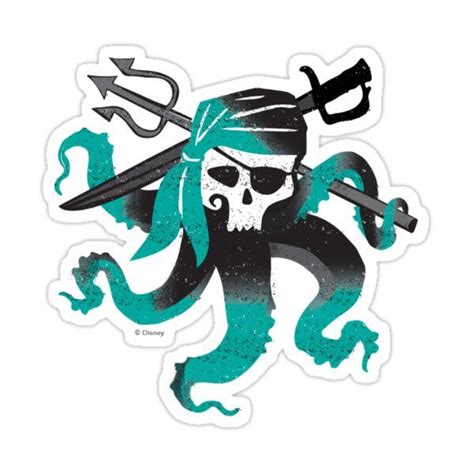 Descendants Uma Pirate Skull 3 Sticker For Sale By Reevesprattx