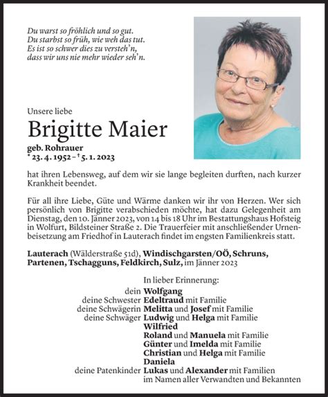 Gedenkkerzen Von Brigitte Maier Todesanzeigen Vorarlberger Nachrichten