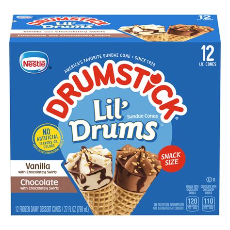 Save On Nestle Drumstick Lil Drums Sundae Cones Assorted 12 Ct Order