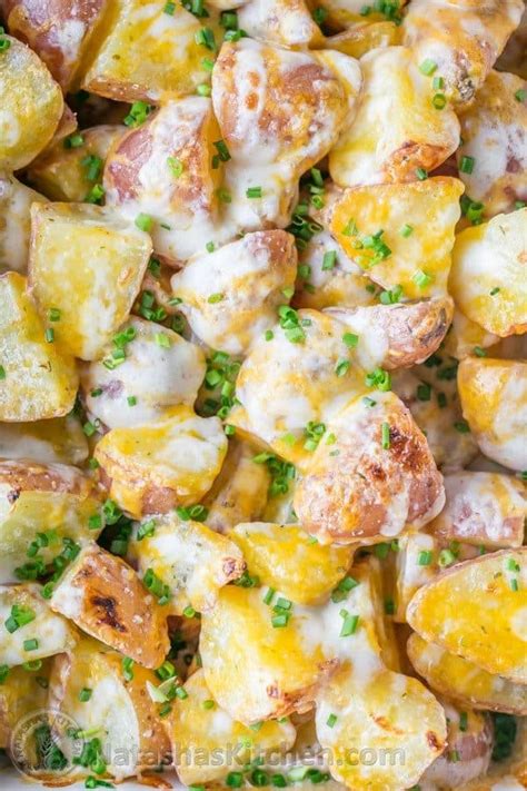 Baked Ranch Potatoes Baked Cheesy Red Potatoes