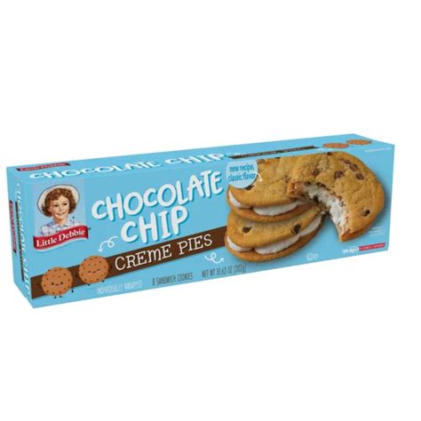 New Little Debbie Snack Cakes Chocolate Chip Creme Pies 3 Boxes Free