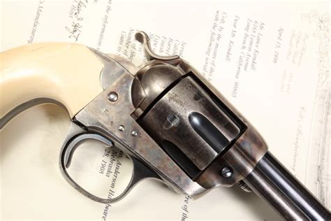 Colt 1873 Single Action Army Bisley Model 32 20 Wcf Saa Revolver