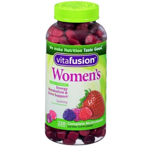 Vitafusion Womens Multivitamin 220 Gummies Natural Berry Flavors