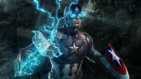 Captain America Avengers Endgame Art Wallpaper Hd Art